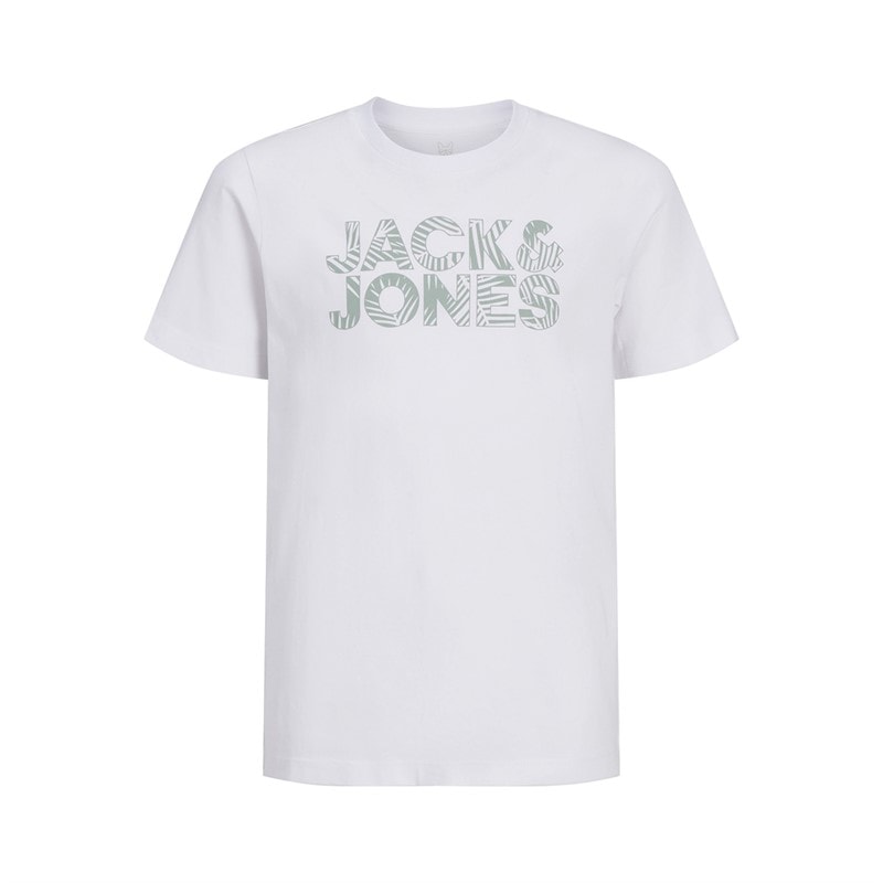 JACK & JONES Dre pakke T-shirts med blomsterprint til Drenge Hvid/Ashley Blå/Marineblå - Billede 2