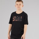 JACK & JONES Drenge Splash Corp Logo T-shirts Sort