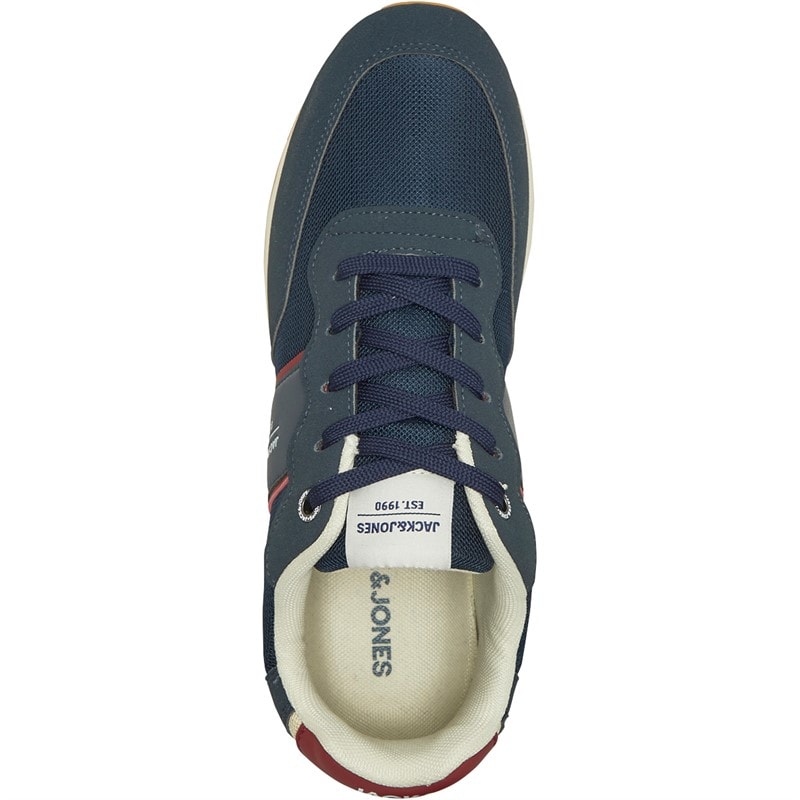JACK & JONES Herre Milan Sneakers Blå - Billede 4