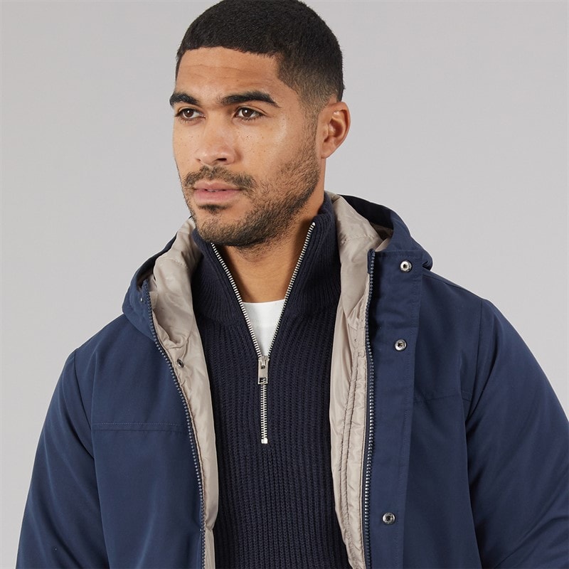 JACK & JONES Herre Kyle Parka Blå Blazer - Billede 3