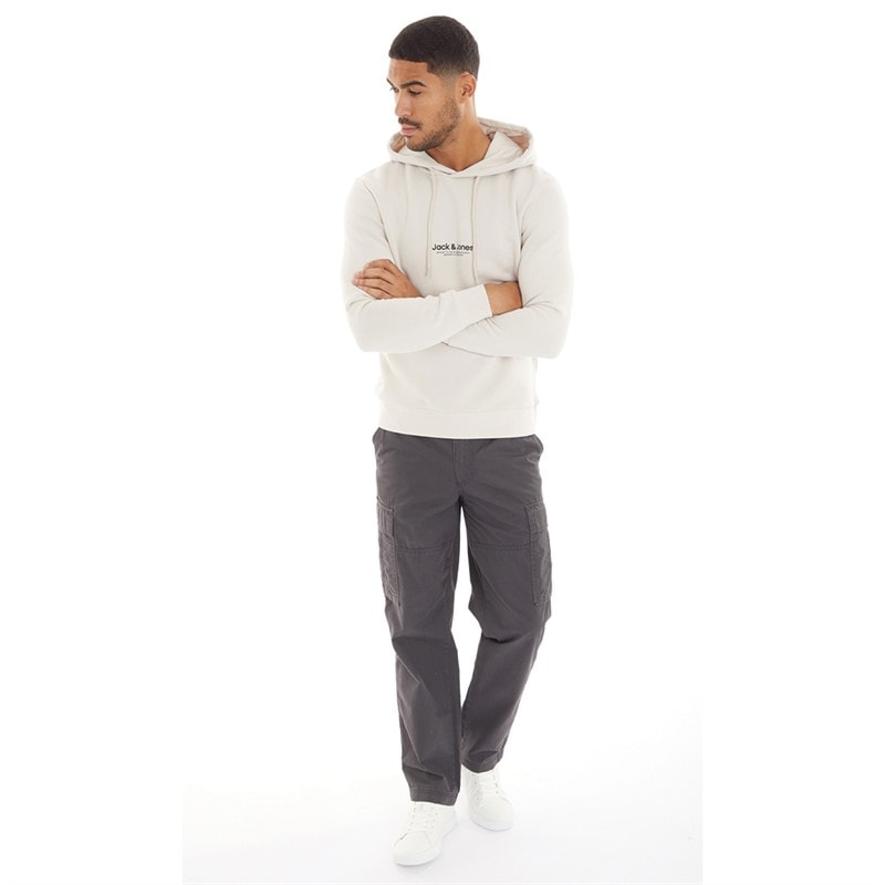 JACK & JONES Herre Karl Evans Cargobukser Grå - Billede 3