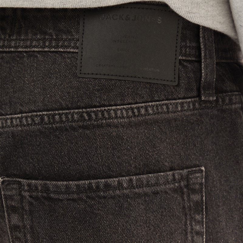 JACK & JONES Herre Chris SQ 165 Relaxed Fit Jeans Sort Denim - Billede 3