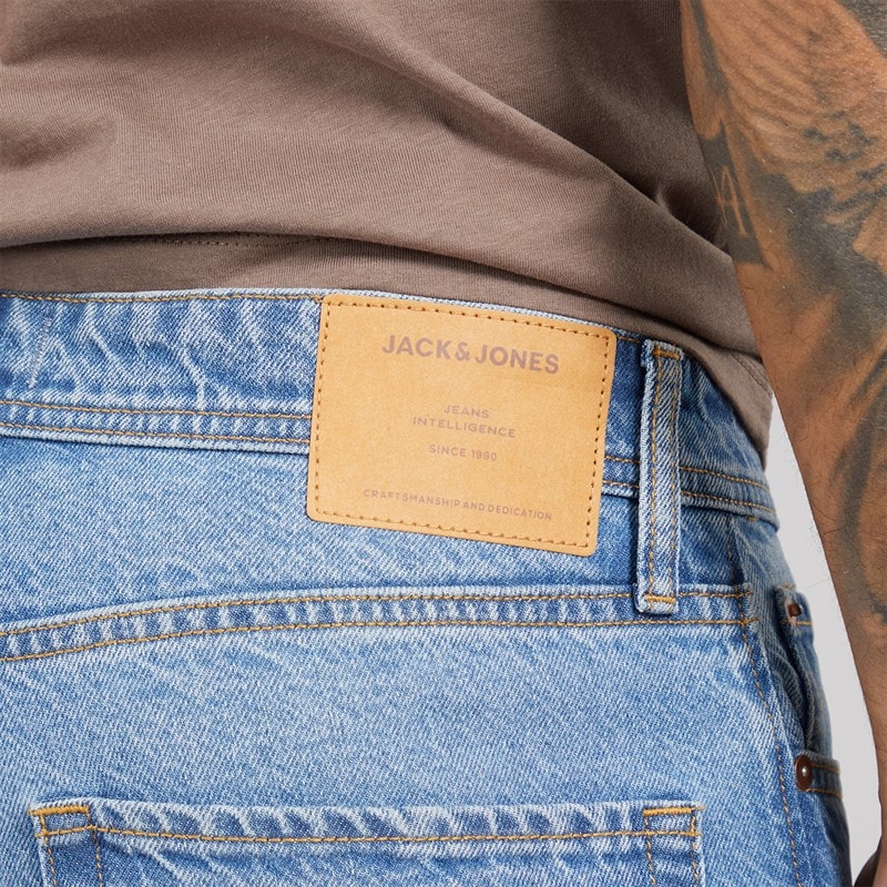 JACK & JONES Herre Chris SQ 957 Relaxed Fit Jeans Blå Denim - Billede 3