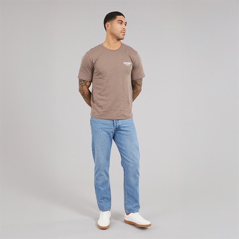 JACK & JONES Herre Chris SQ 957 Relaxed Fit Jeans Blå Denim - Billede 4