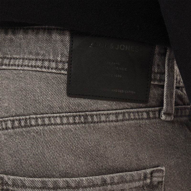 JACK & JONES Herre Chris Sq 051 Relaxed Fit Jeans Grå - Billede 3