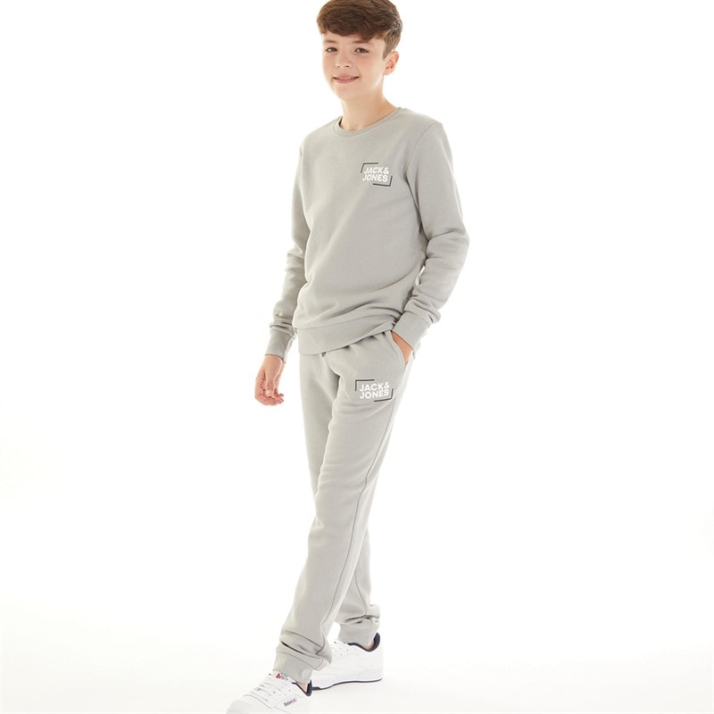 JACK & JONES JACK AND JONES Drenge Luca Træningsdragt Alloy - Billede 1