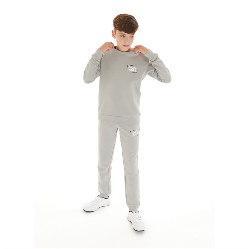 JACK & JONES JACK AND JONES Drenge Luca Træningsdragt Alloy - Billede 3
