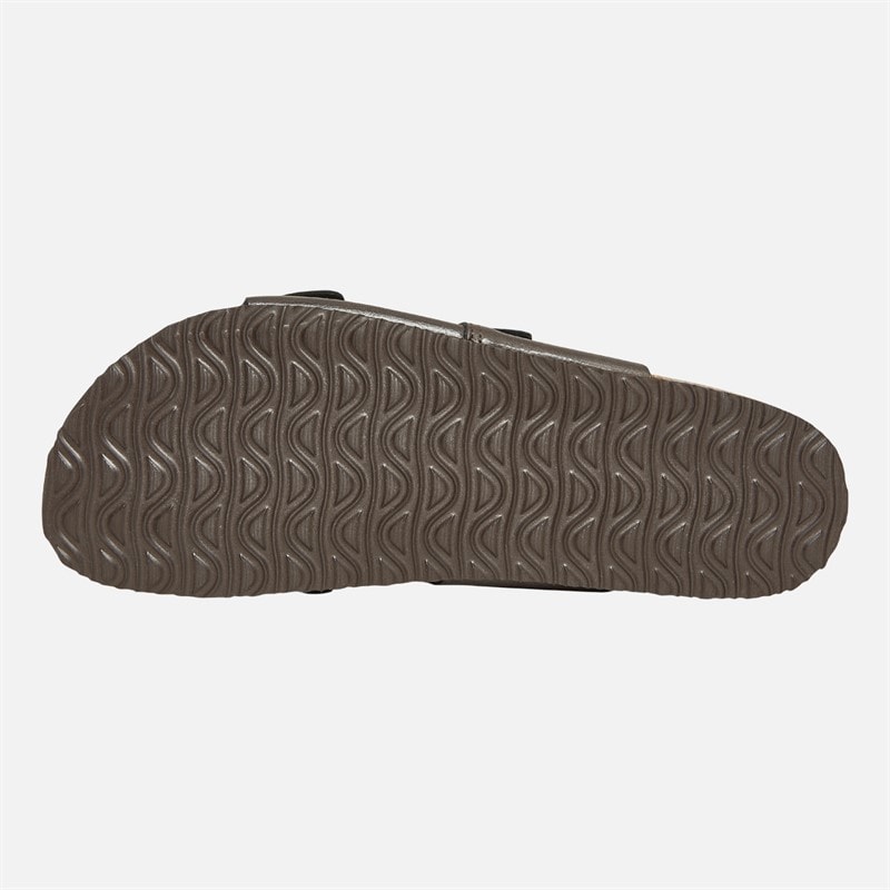 JACK & JONES Herre Oslo PU Sandaler Brun - Billede 3