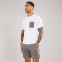 JACK & JONES Herre Pocket Sæt Hvid / Castlerock