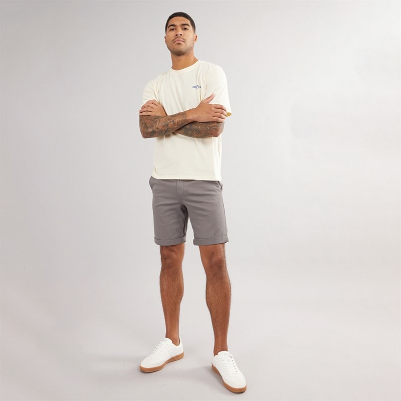 JACK & JONES Herre Santorini Back T-shirts beige - Billede 4