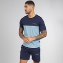 JACK & JONES Herre Trip T-shirt Og Shorts Sæt Navy Blazer