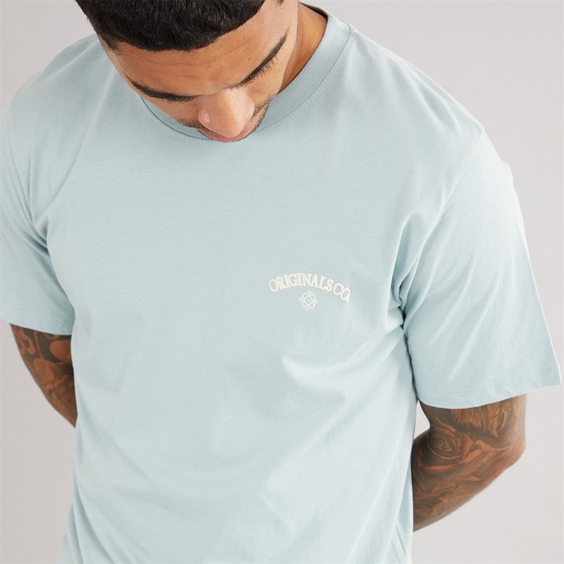 JACK & JONES Herre Santorini Back T-shirts Grøn - Billede 4