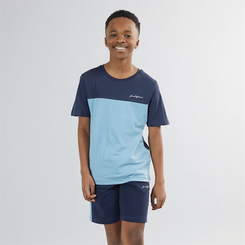 JACK & JONES Drenge Trip Sæt Blå - Billede 1