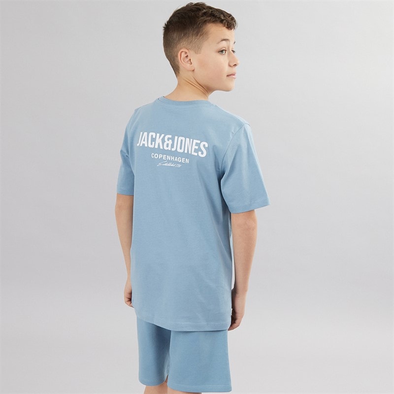 JACK & JONES Drenge Orion T-shirt Og Shorts Sæt Mountain Spring