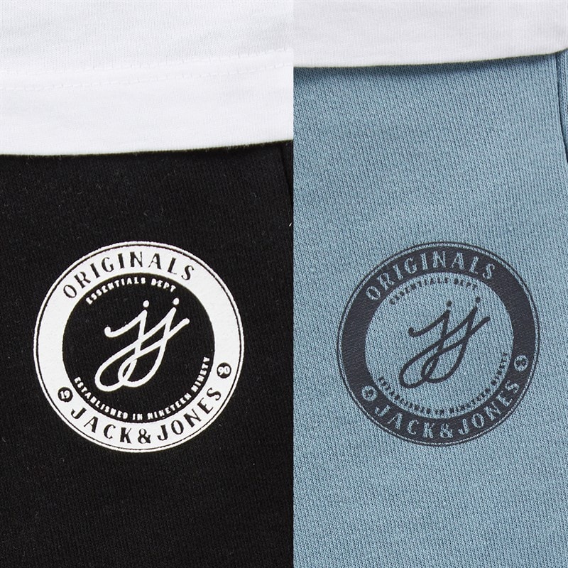 JACK & JONES Drenge Theo Shorts af jerseystof Sort - Billede 3