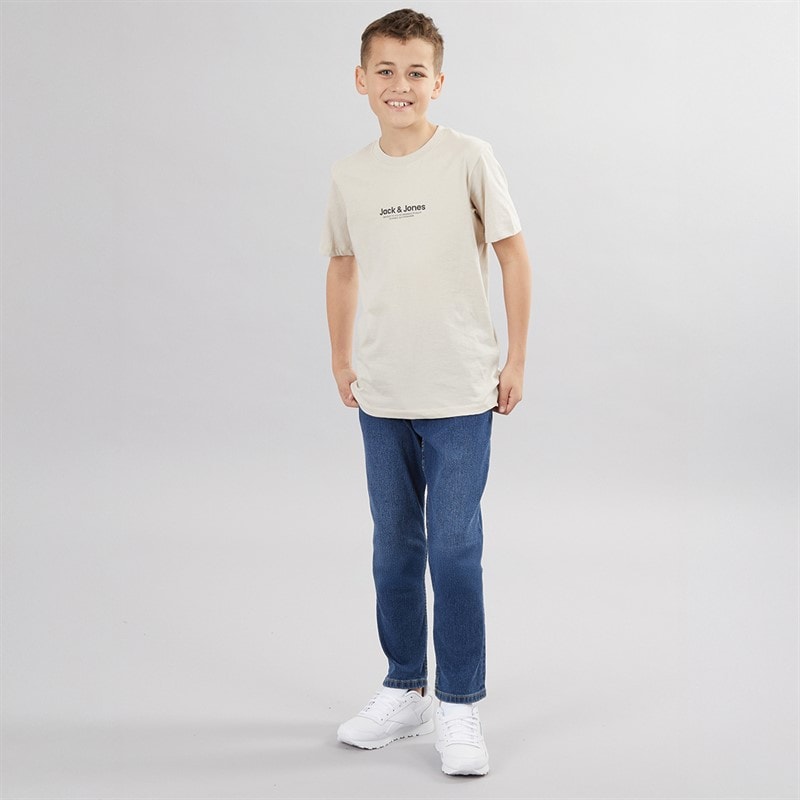 JACK & JONES Drenge Vesterbro Fem-pak Crew Neck T-shirts Bjerg Forår - Billede 3