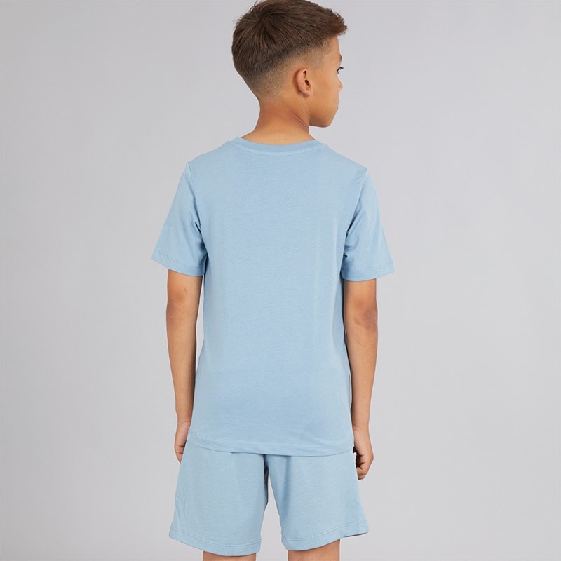 JACK & JONES Drenge Theo T Shirt og Shorts Sæt Mountain Spring - Billede 2