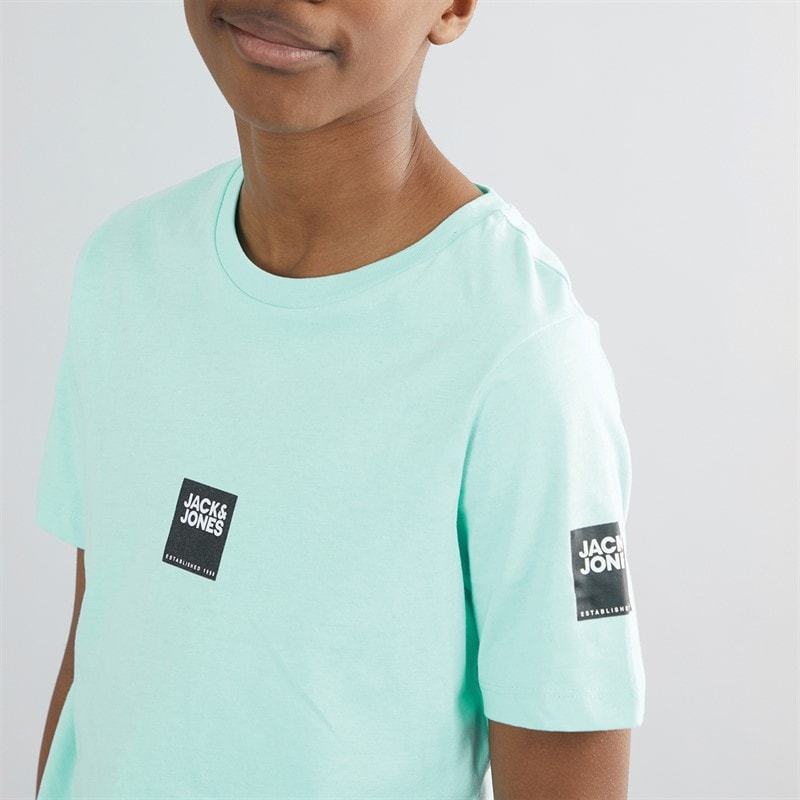 JACK & JONES Drenge T shirt Og Shorts Sæt Island Paradise - Billede 3