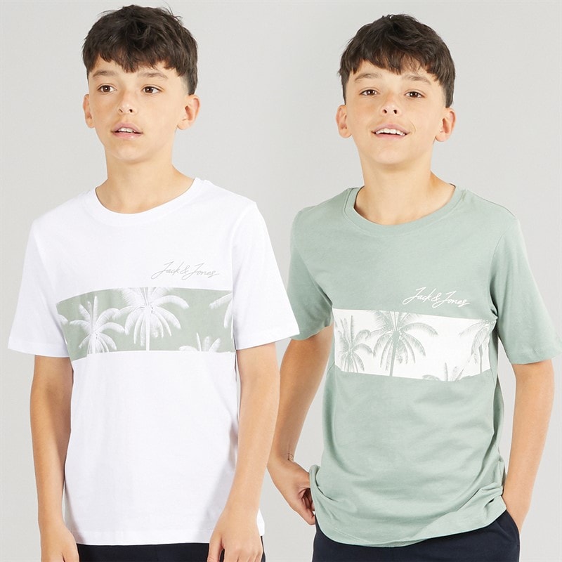 JACK & JONES Drenge T-shirts Hvid - Billede 1