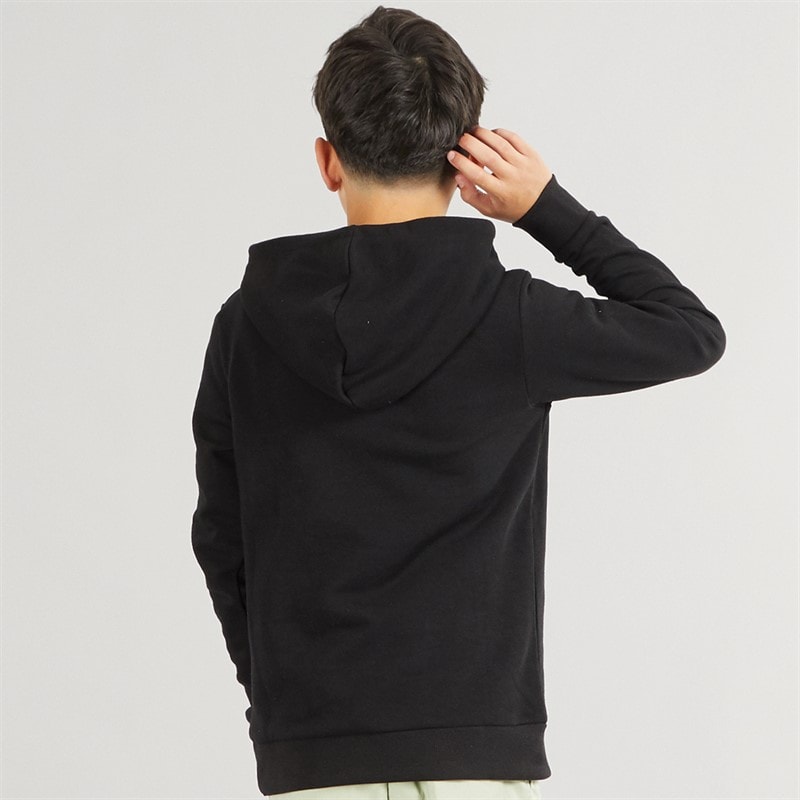 JACK & JONES Drenge Luke Hoodie Sort - Billede 2