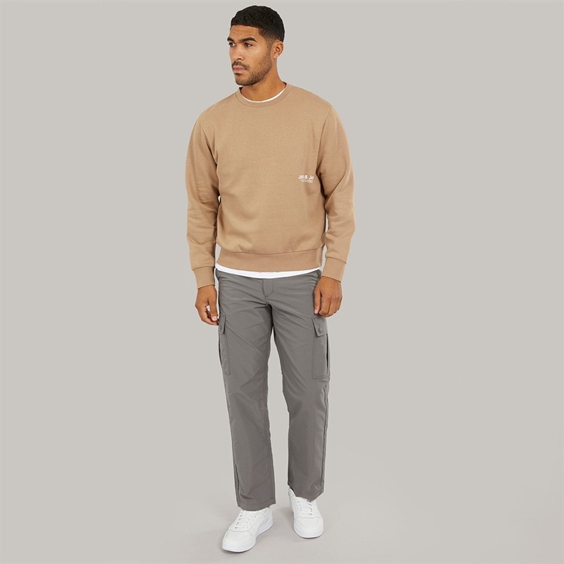 JACK & JONES Herre Karl Kurtis Snap Cargobukser Grå - Billede 3