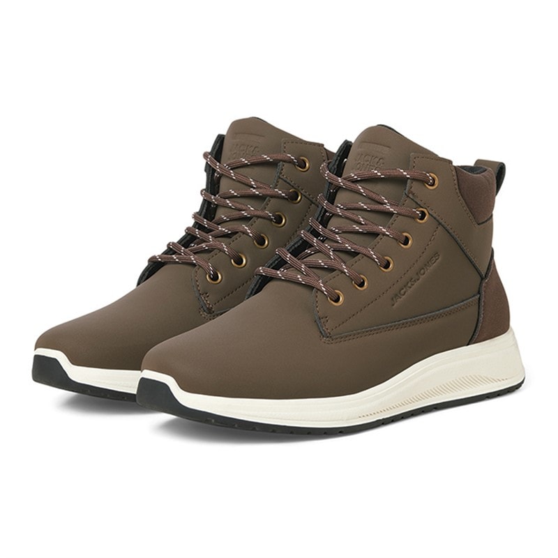 JACK & JONES Herre Alaska PU Nubuck Støvler Cappucino - Billede 4