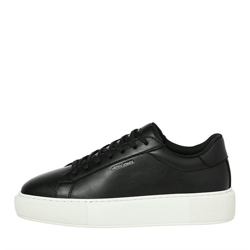 JACK & JONES Herre Grand PU Cupsole Træningssko Antracit - Billede 1