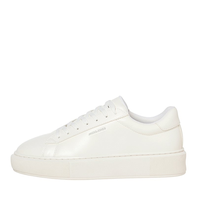 JACK & JONES Herre Grand PU Cupsole Træningssko Hvid - Billede 1