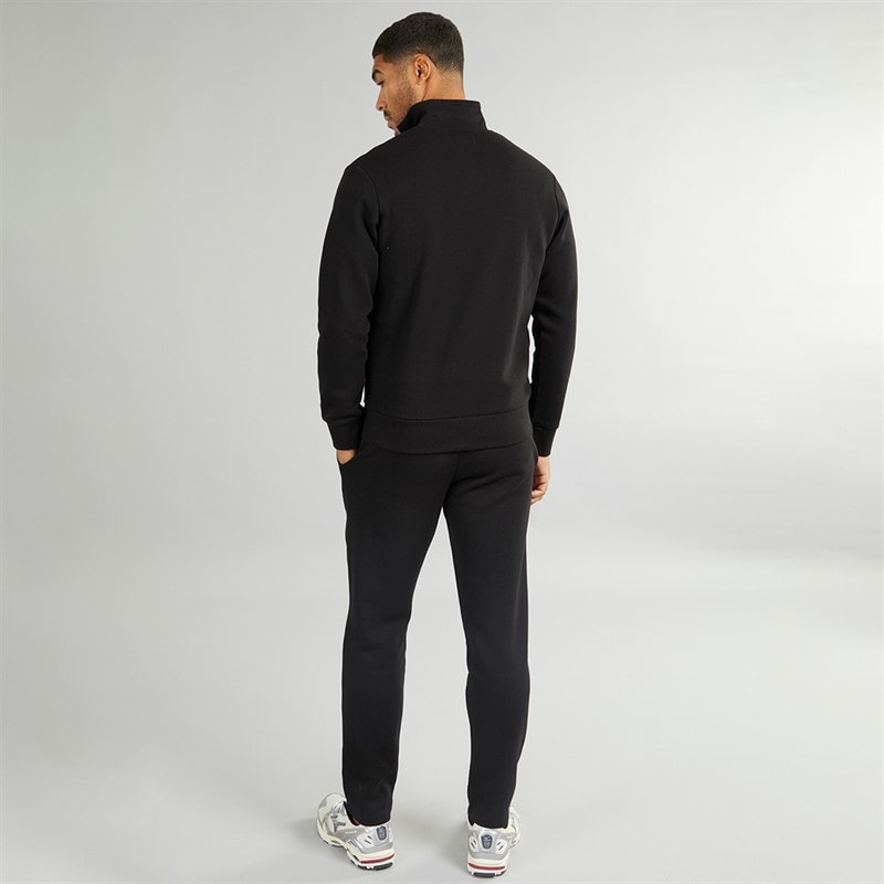 JACK & JONES Herre Mountain Åben Kant 1/4 Træningsdragt Sort - Billede 2