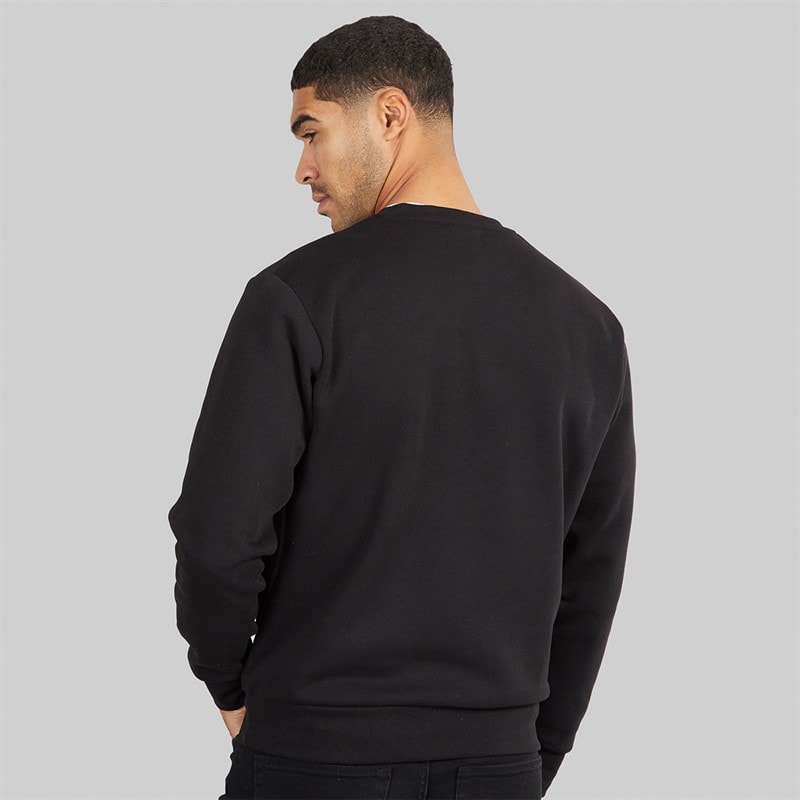 JACK & JONES Herre Vesterbro Side Sweatshirt Sort/Hvid - Billede 2