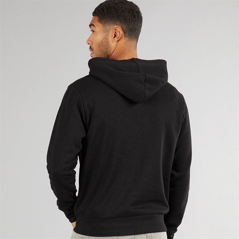 JACK & JONES Herre Vesterbro Side Hoodie Sort - Billede 2