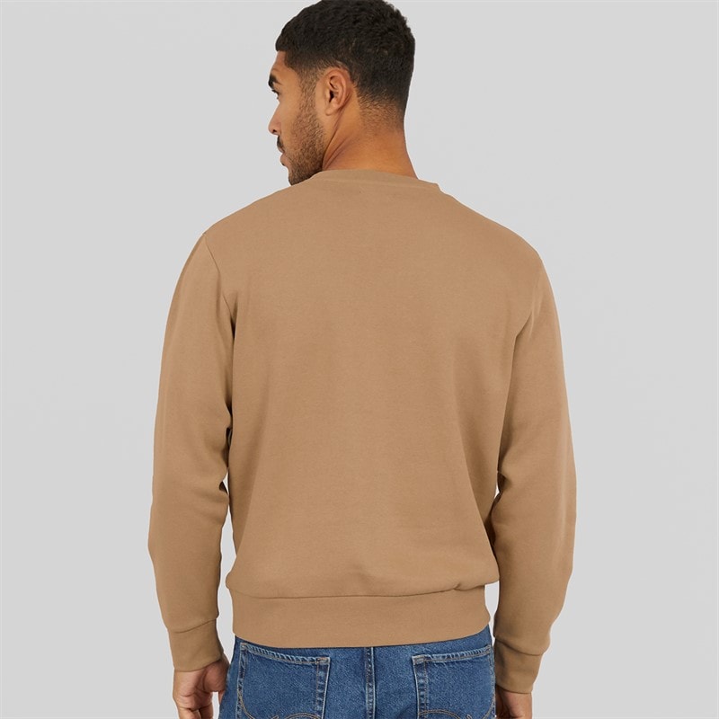 JACK & JONES Herre Vesterbro Side Sweatshirt Sølv Mink/Hvid - Billede 2