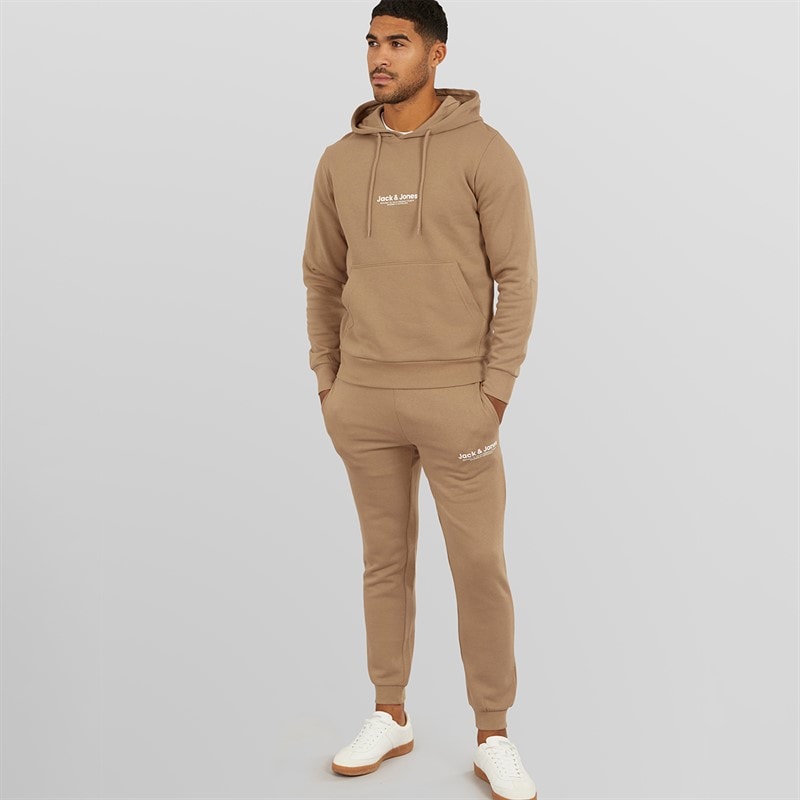 JACK & JONES Herre Vesterbro Tracksuit Sølv Mink - Billede 1