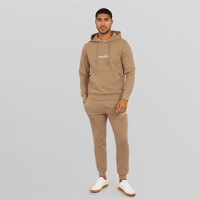 JACK & JONES Herre Vesterbro Tracksuit Sølv Mink - Billede 3