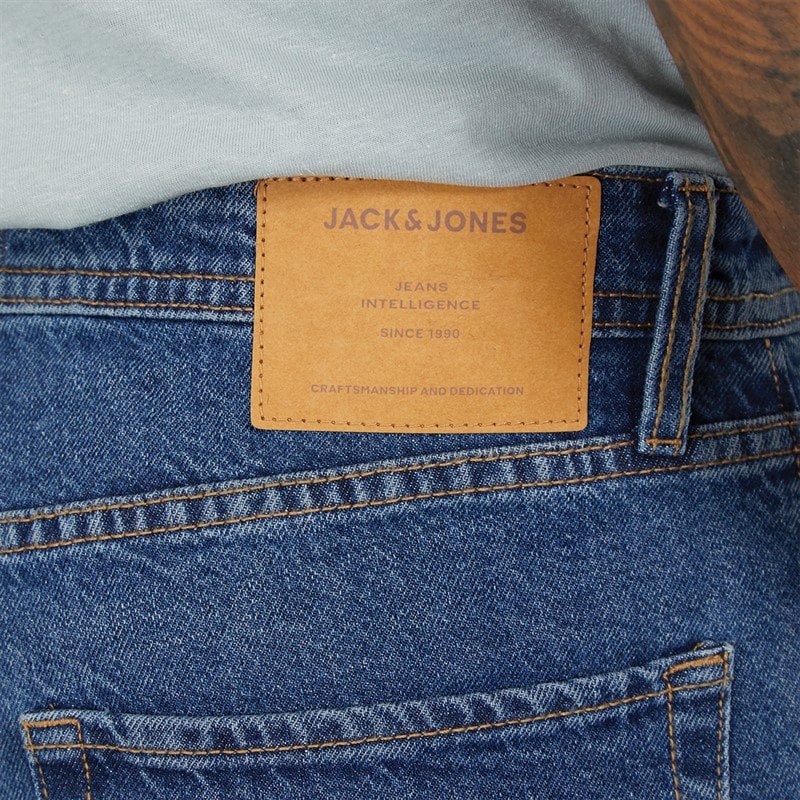JACK & JONES Herre Alex SQ 741 Baggy Fit Jeans Mellemblå - Billede 3