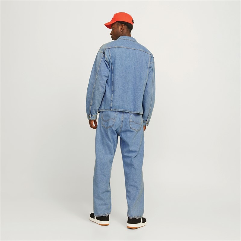 JACK & JONES Herre Alex SQ 704 Baggy Fit Jeans Lyseblå - Billede 2