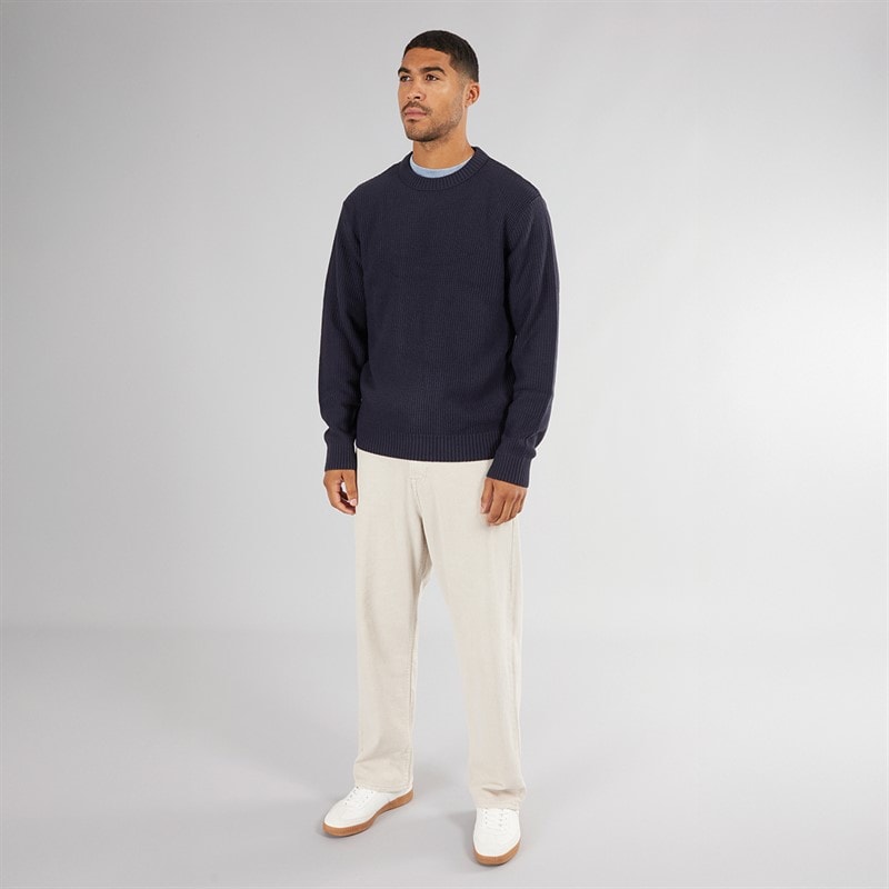 JACK & JONES Herre Rice Strikket Jumper Navy Blazer - Billede 3