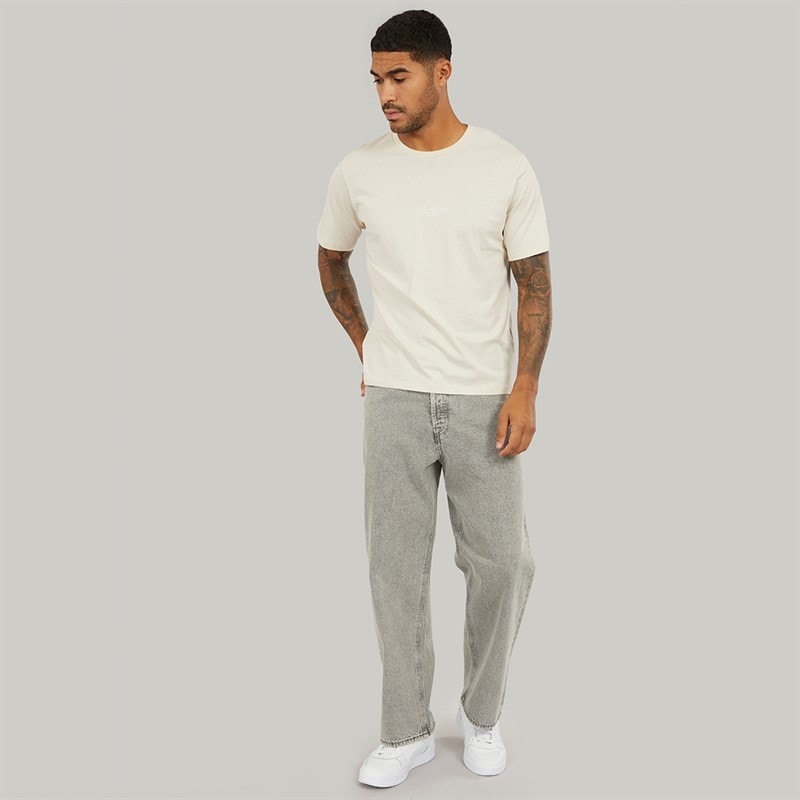 JACK & JONES Herre Alex SQ 053 Baggy Fit Jeans Grå Vask - Billede 4