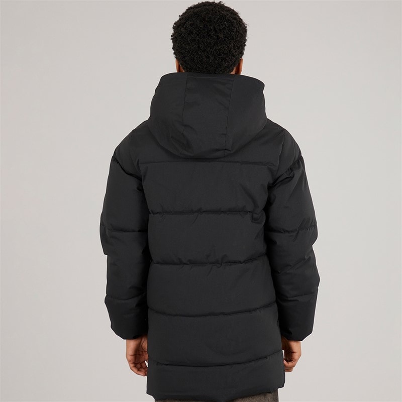 JACK & JONES Drenge Brady Puffer Jakke Sort - Billede 2