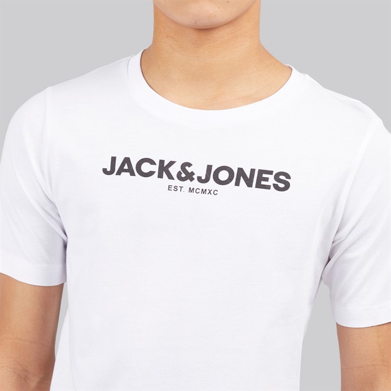 JACK & JONES Drenge Rarry Tre Dels Træningsdragt Og T-Shirt Sæt Alloy / Hvid - Billede 3
