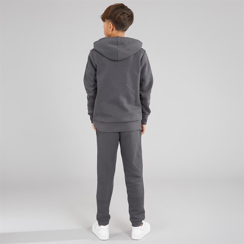JACK & JONES Drenge Drive Sweat Hættetrøje Og Joggingbukser Træningsdragt Asfalt - Billede 2