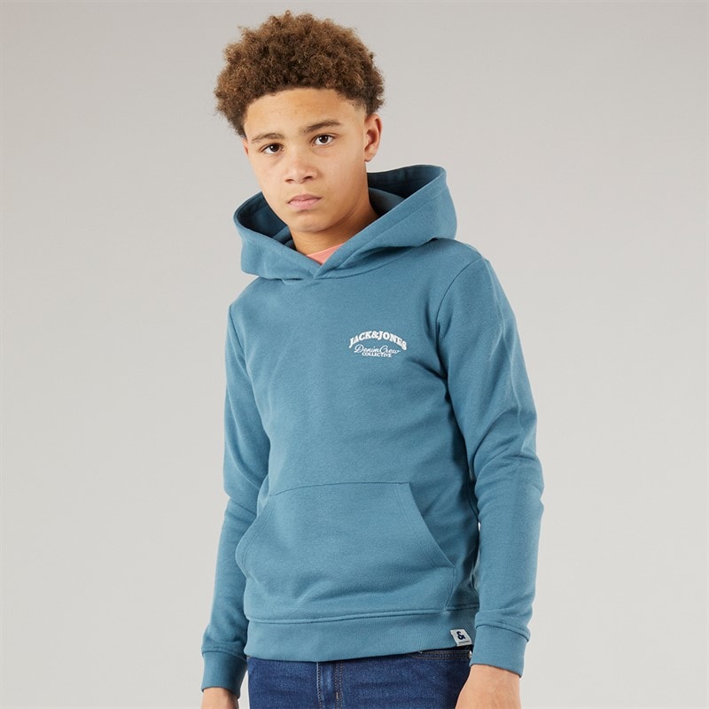 JACK & JONES Drenge Brandes Back Hættetrøje Ocean View - Billede 2