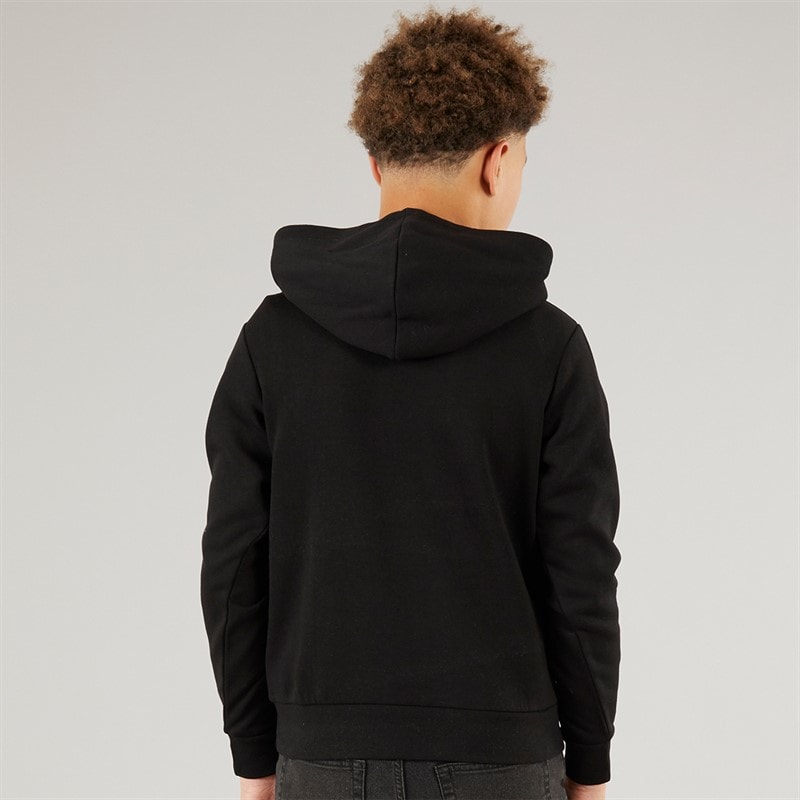 JACK & JONES Drenge Vesterbro Newton Branding Sweatshirt Sort - Billede 2