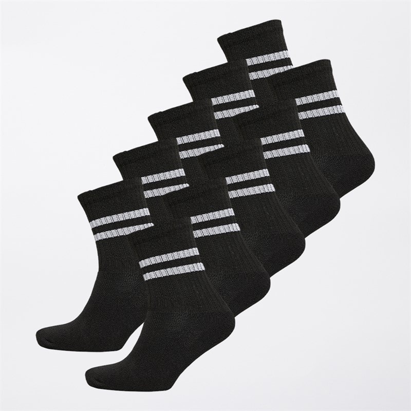 JACK & JONES Junior Drenge Ti Pak Sokker Sort - Billede 1