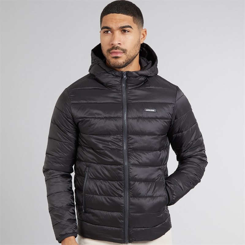 JACK & JONES Herre Logan Letvægts Dunjakke Sort - Billede 3