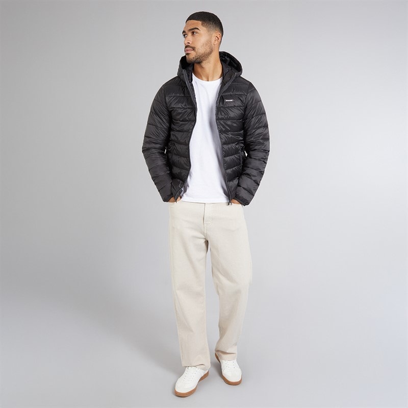 JACK & JONES Herre Logan Letvægts Dunjakke Sort - Billede 4