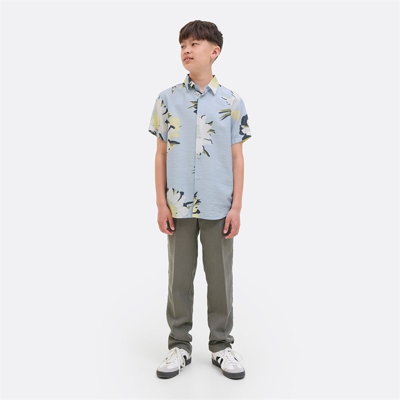 JACK & JONES Drenge Avira Marshall Skjorte Skyway - Billede 4