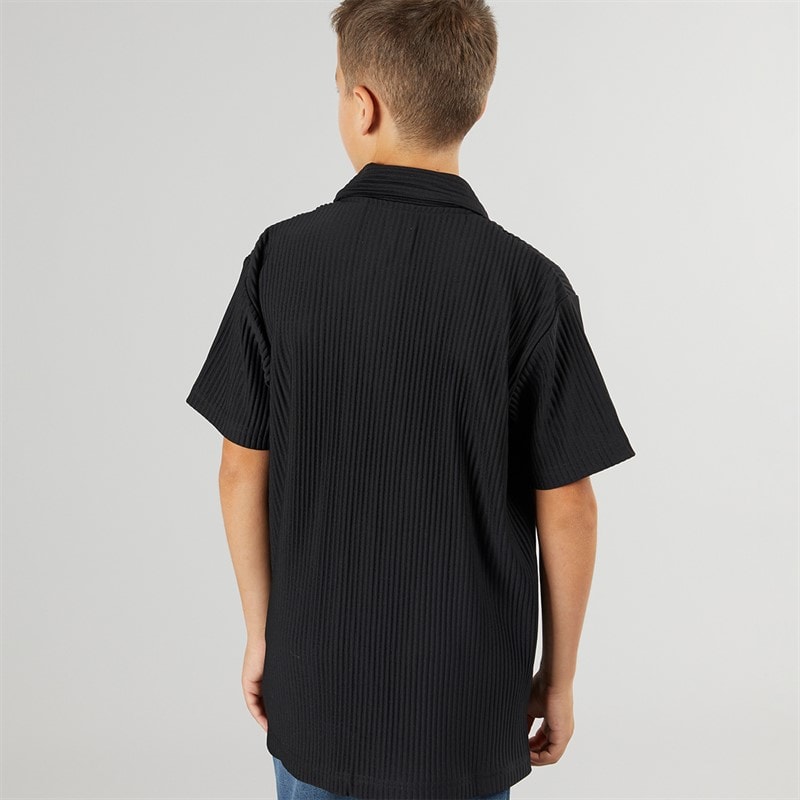 JACK & JONES Drenge Interlude Skjorte Sort - Billede 2