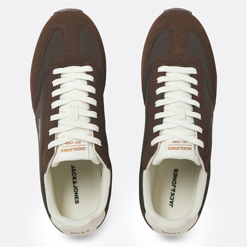 JACK & JONES Herre Retro Runner Sko Pottejord - Billede 3