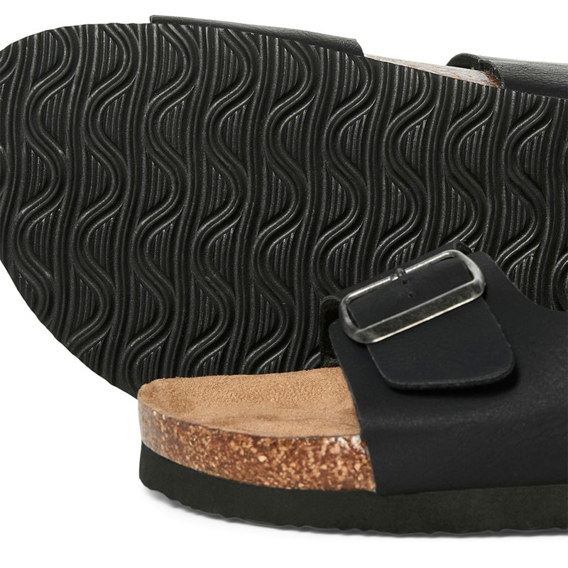 JACK & JONES Herre Oslo PU Sandaler Antracit - Billede 2
